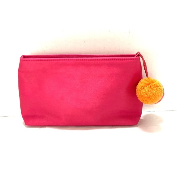 Saint Laurent Pouch Yves  Pink Satin - Picture 1 of 5
